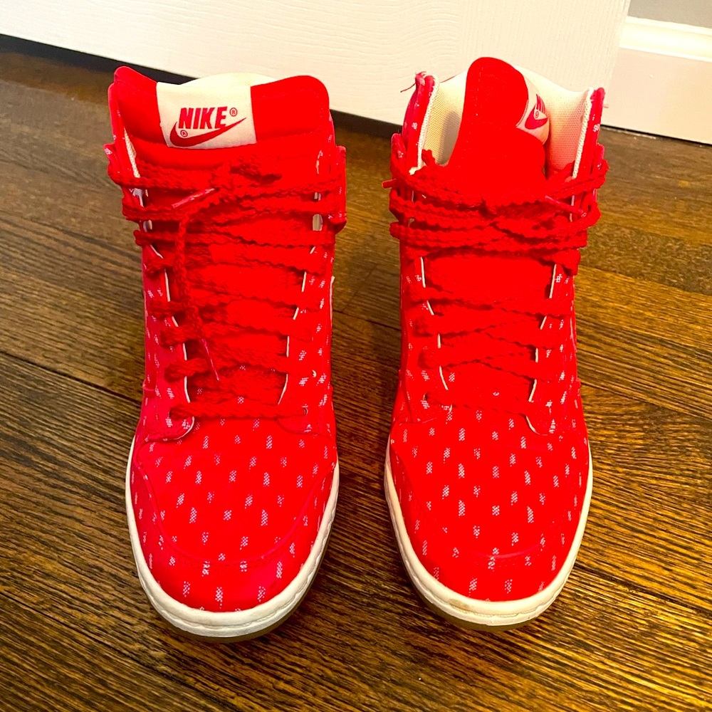 Nike high top with wedge